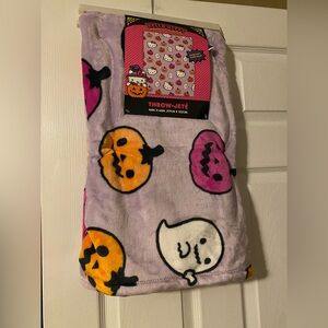 Hello kitty Halloween travel throw blanket